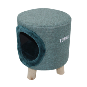Cat Condo Kittens Bed Indoor Sturdy Modern Cat Shelter Furniture, People & Pet Dual Use Home Stool